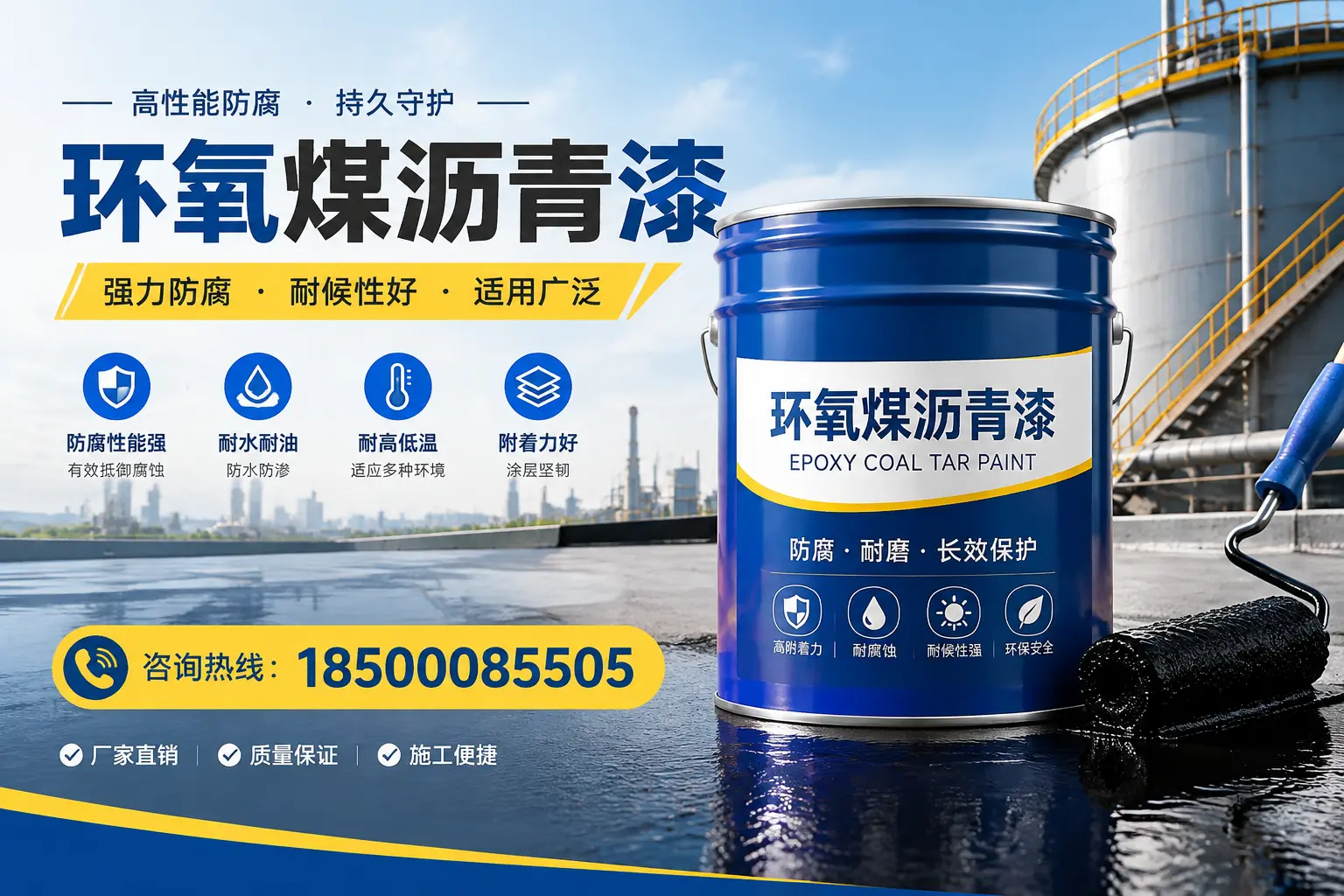 环氧煤沥青漆的储存与运输注意事项,珠海企业须知